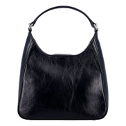 Balenciaga BB Soft Hobo Mini Black Smooth Calfskin Leather Shoulder Crossbody Bag