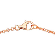 Cartier Love Pendant Interlocking Necklace 18k Rose Gold