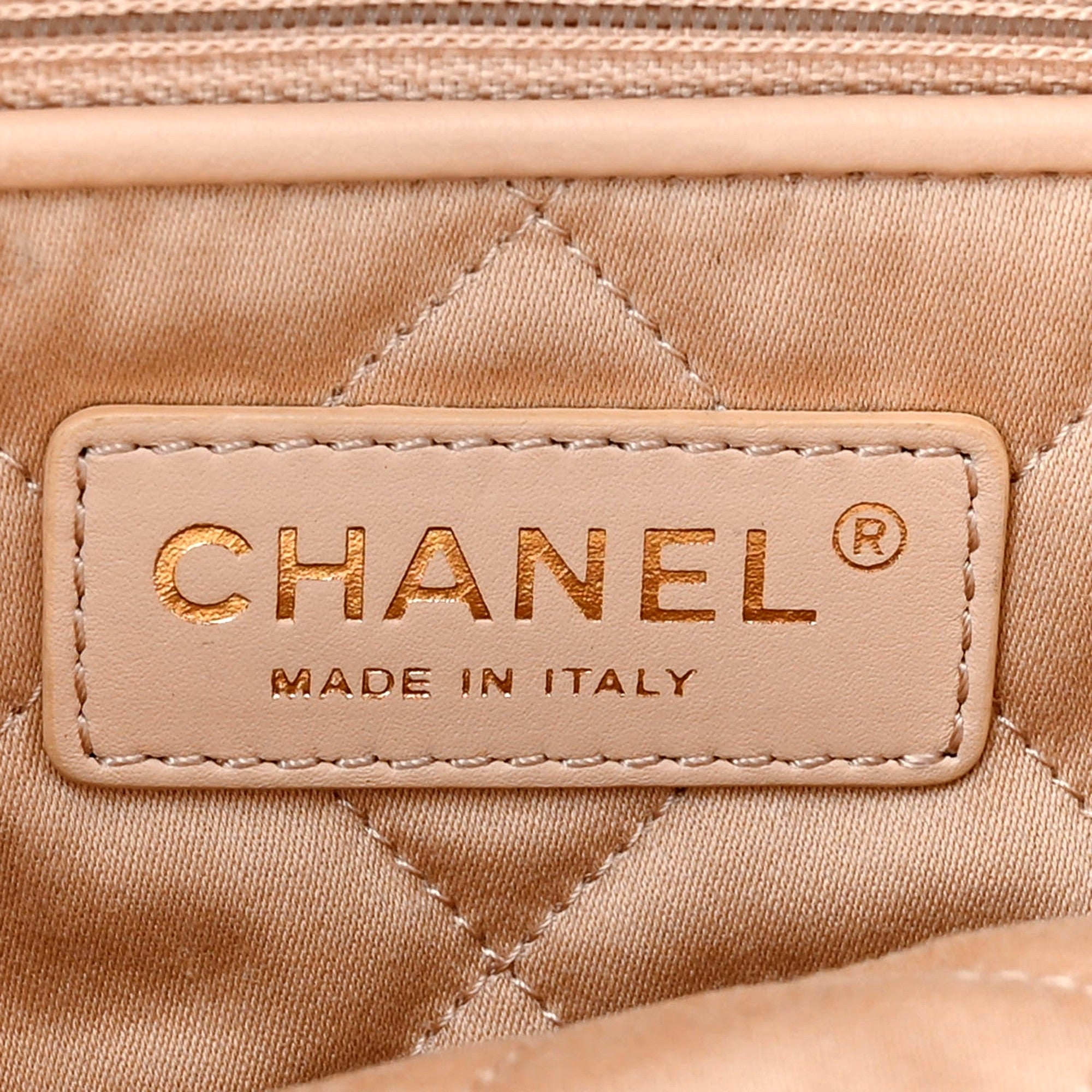 Chanel 22 Shiny Calfskin Quilted White Hobo Bag