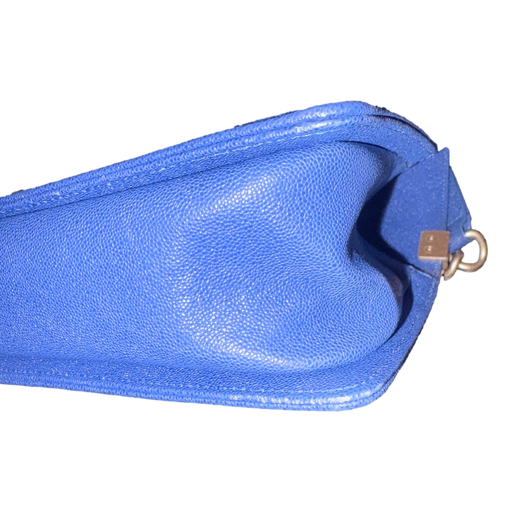 Chanel Boy Bag in Dark Blue sold at Queen Bee of Beverly Hills