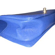 Chanel Boy Bag in Dark Blue sold at Queen Bee of Beverly Hills