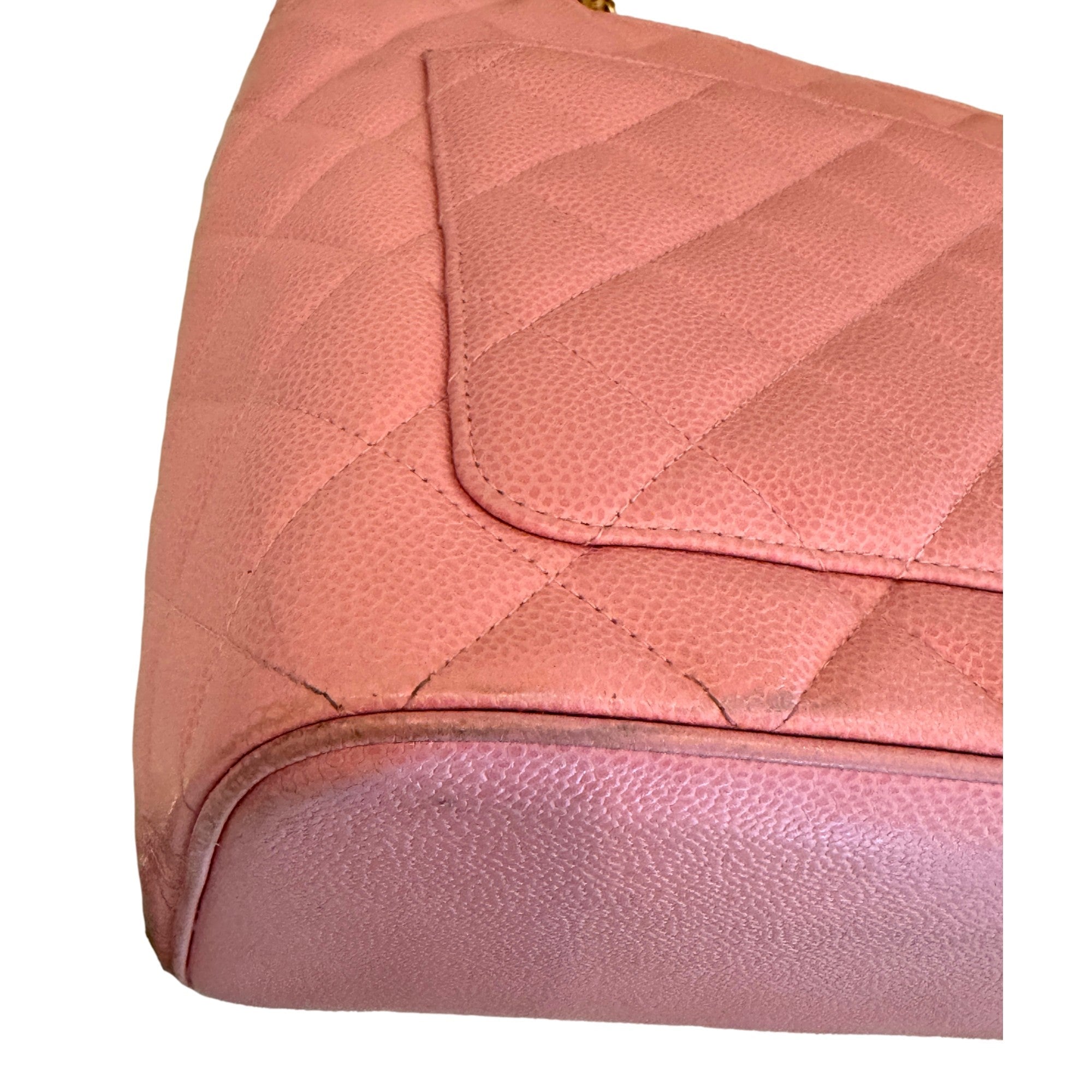 Chanel Caviar Quilted Leather Medallion Tote Pink available at Queen Bee of Beverly Hills