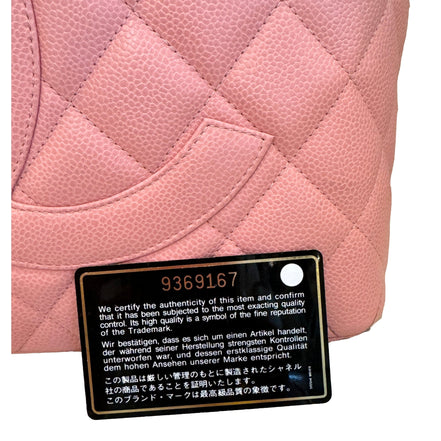 Chanel Caviar Quilted Leather Medallion Tote Pink available at Queen Bee of Beverly Hills