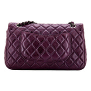 Chanel Classic Flap Purple Soft Lambskin Chain Shoulder Bag