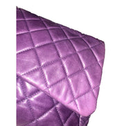 Chanel Classic Flap Purple Soft Lambskin Chain Shoulder Bag