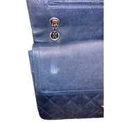 Chanel Reissue 2.55 Flap Bag Quilted Caviar 226 Navy available at Queen Bee of Beverly Hills
