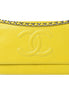 Chanel Timeless Wallet on Chain Caviar Leather Neon Yellow available at Queen Bee of Beverly Hills
