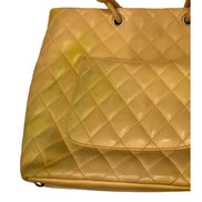 Chanel Tote Bag Cambon Beige Quilted Lambskin Leather available at Queen Bee of Beverly Hills