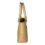 Chanel Tote Bag Cambon Beige Quilted Lambskin Leather available at Queen Bee of Beverly Hills