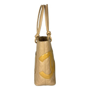 Chanel Tote Bag Cambon Beige Quilted Lambskin Leather available at Queen Bee of Beverly Hills