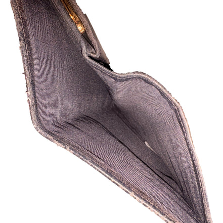 Chanel Vintage Interlocking CC Black Lambskin Quilted Wallet with Coin Compartment available at Queen Bee of Beverly Hills