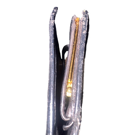 Chanel Vintage Interlocking CC Black Lambskin Quilted Wallet with Coin Compartment available at Queen Bee of Beverly Hills