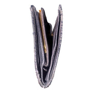 Chanel Vintage Interlocking CC Black Lambskin Quilted Wallet with Coin Compartment available at Queen Bee of Beverly Hills