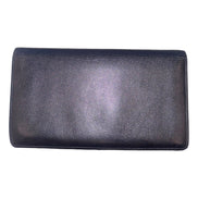 Chanel Vintage Yen Black Leather Long Bifold with Coin Pouch available at Queen Bee of Beverly Hills