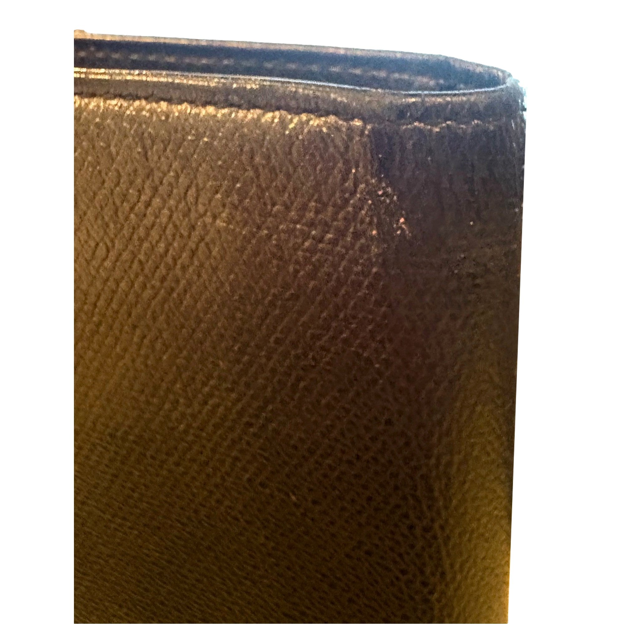 Chanel Vintage Yen Black Leather Long Bifold with Coin Pouch available at Queen Bee of Beverly Hills