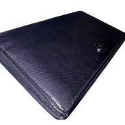 Chanel Vintage Yen Black Leather Long Bifold with Coin Pouch available at Queen Bee of Beverly Hills