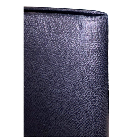 Chanel Vintage Yen Black Leather Long Bifold with Coin Pouch available at Queen Bee of Beverly Hills