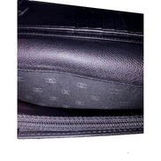 Chanel Vintage Yen Black Leather Long Bifold with Coin Pouch available at Queen Bee of Beverly Hills