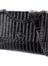 Chanel White Vertical Stitch Black Flap Bag available at Queen Bee of Beverly Hills
