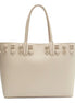 Christian Louboutin Cabata Spike Large Tote Shoulder Bag Leche Ivory available at Queen Bee of Beverly Hills