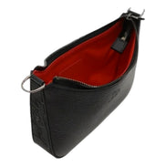 Christian Louboutin Loubila Chain Black Leather Mini Shoulder Bag available at Queen Bee of Beverly Hills