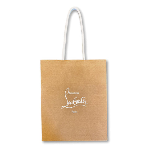 Christian Louboutin Small Tan Shopping Bag at_Queen_Bee_of_Beverly_Hills