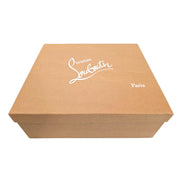 Christian Louboutin Gold Crystal Logo Keyring