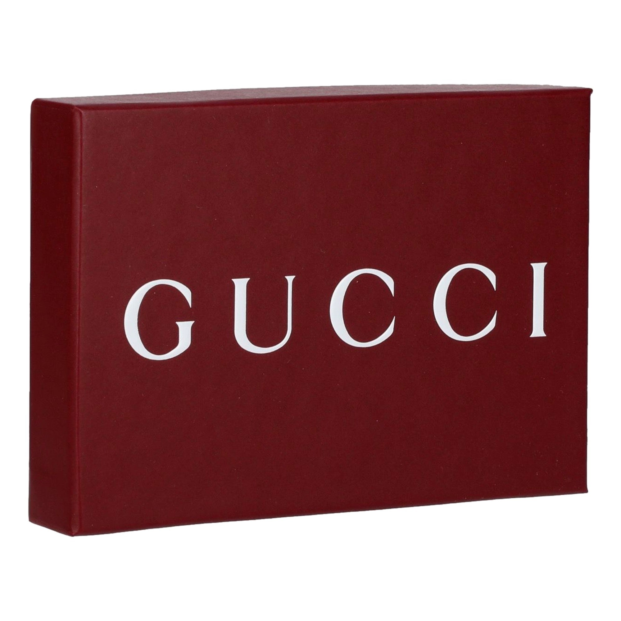 Gucci Leather Gold Script Key Case sold at Queen Bee of Beverly Hills