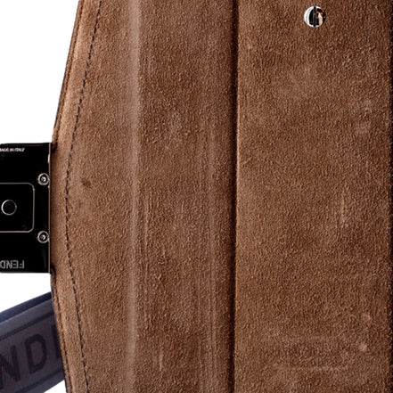 Fendi Baguette Soft Trunk Phone Case Bag Zucca Canvas and Leather available at Queen Bee of Beverly Hills