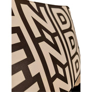 Fendi by Marc Jacobs Roma Black White Large Leather Clutch available at Queen Bee of Beverly Hills