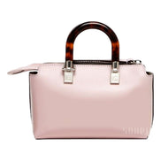 Fendi By The Way Mini Bag Boston Small Bag in Light Pink Patent Leather available at Queen Bee of Beverly Hills
