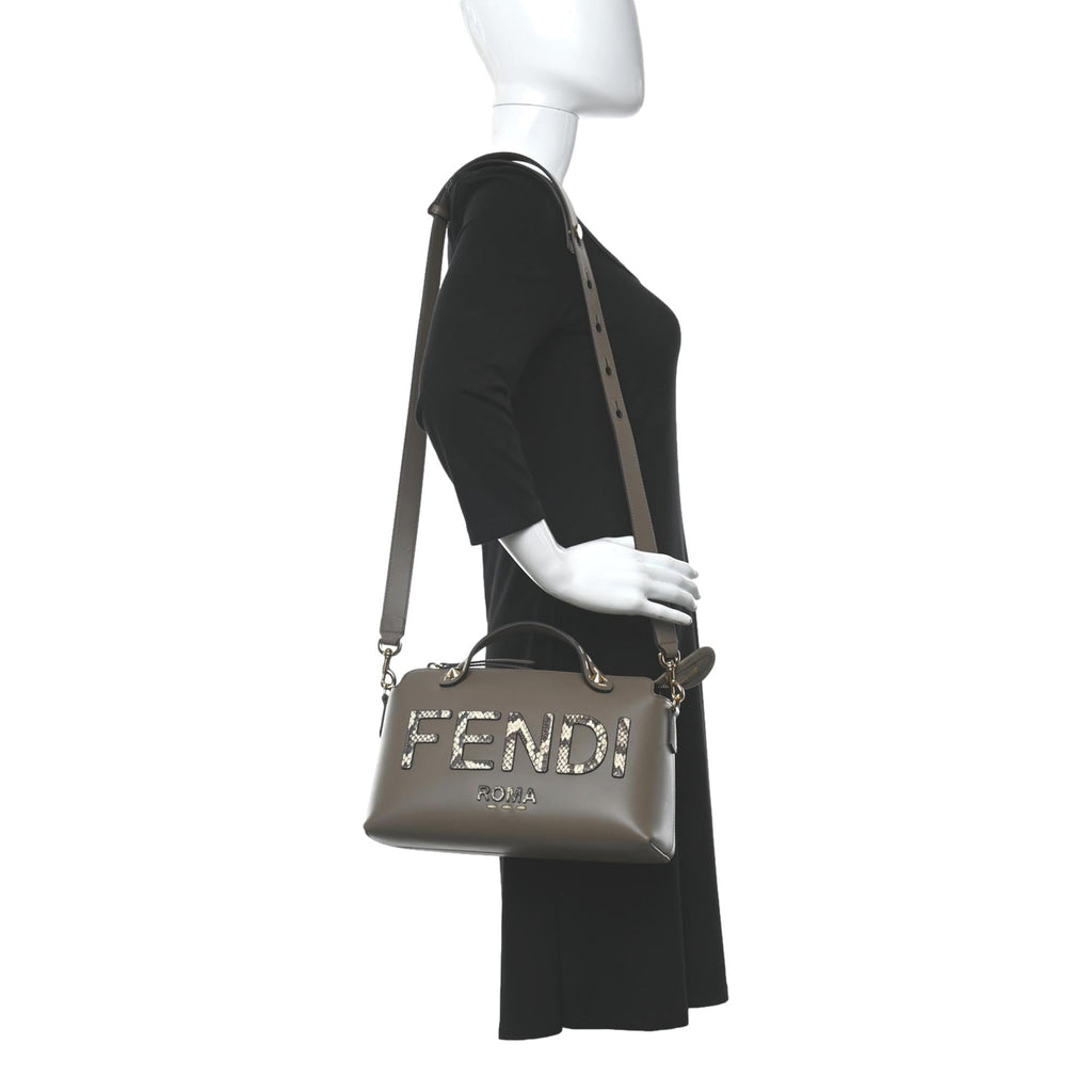 Fendi By The Way Mini Boston Bag in Black
