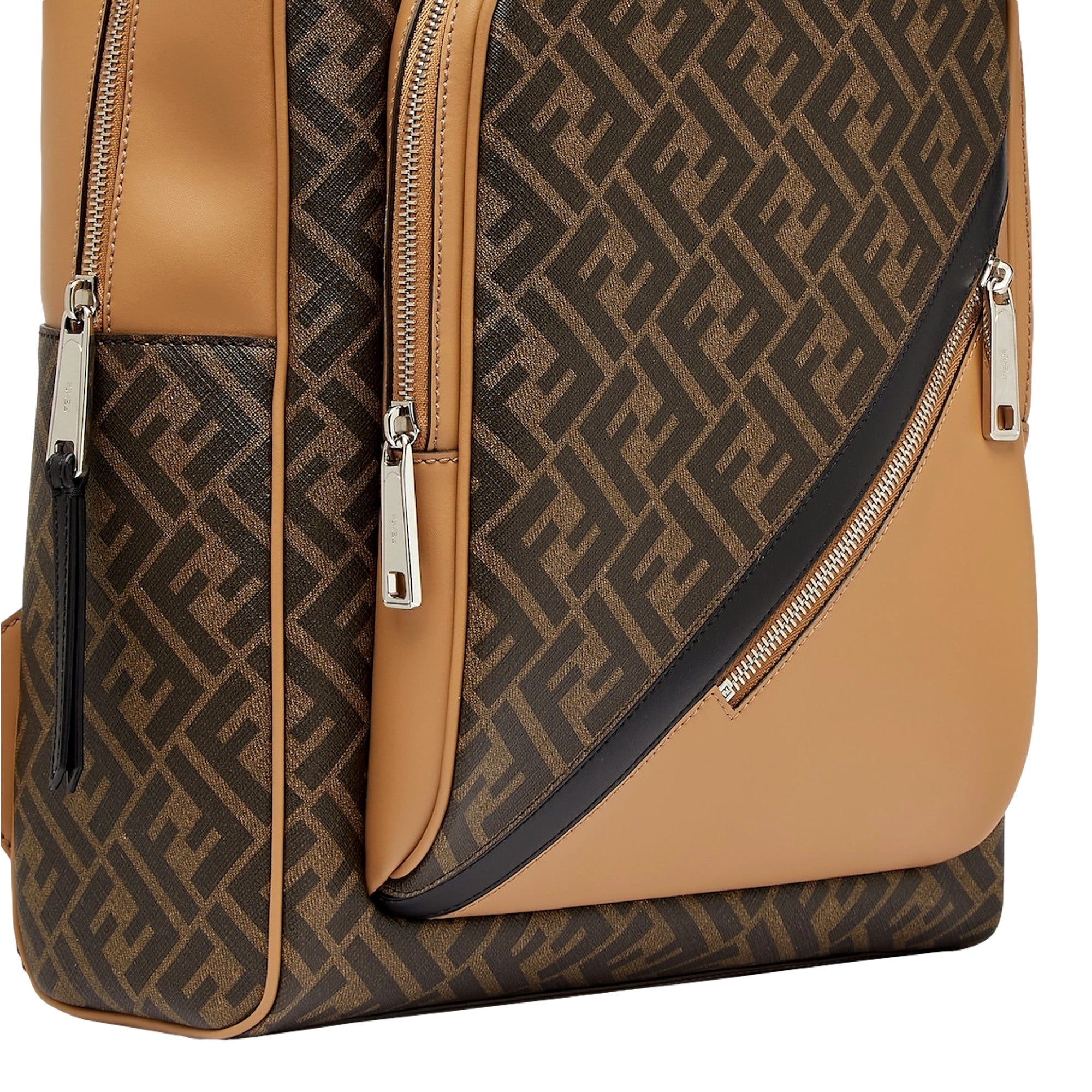 Fendi Diagonal FF Logo Men's Backpack available at Queen Bee of Beverly Hills