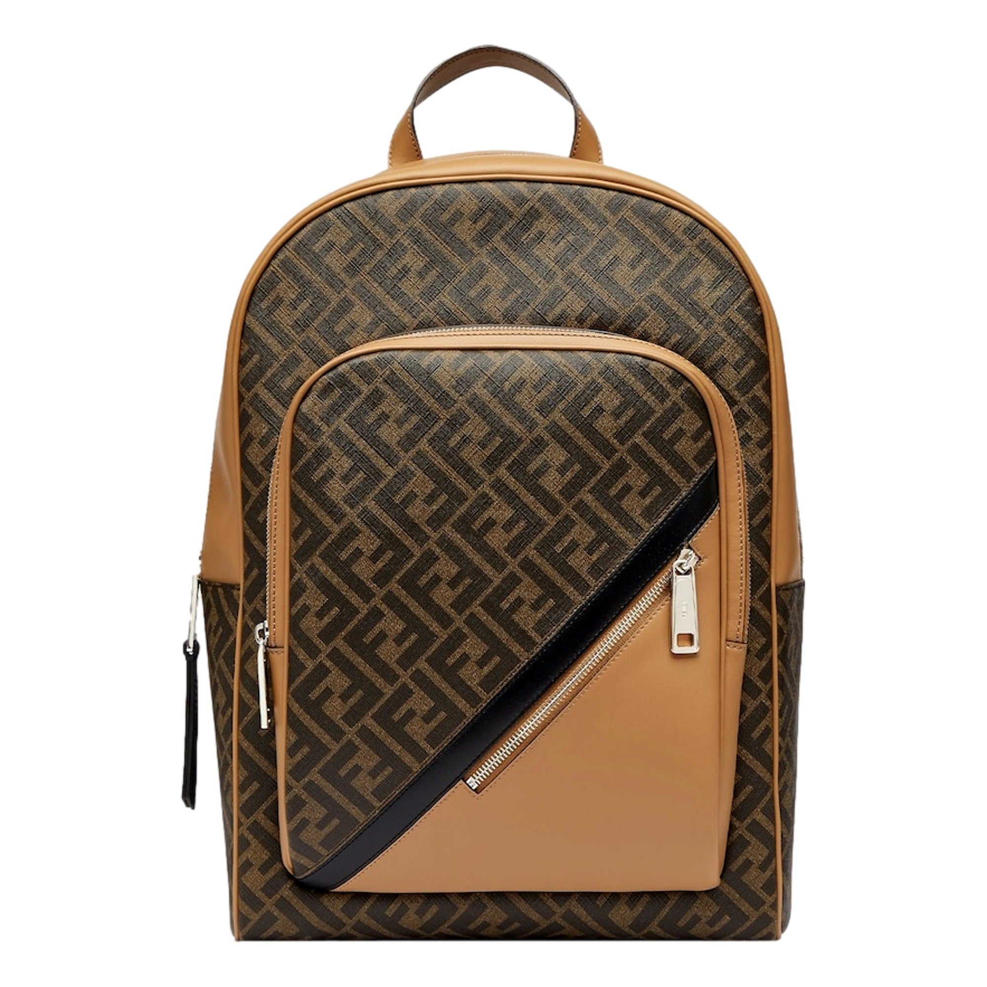 Fendi Diagonal FF Logo Men's Backpack available at Queen Bee of Beverly Hills