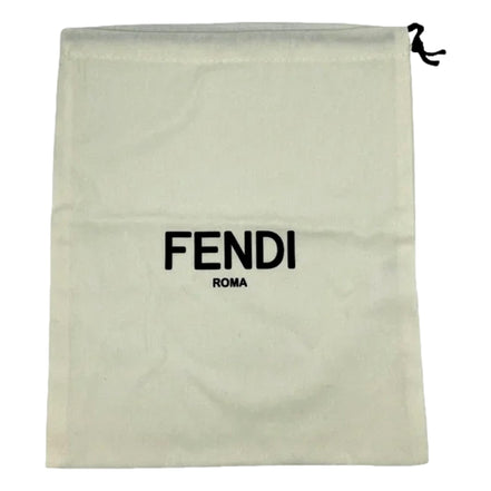 Fendi Fendigraphy Nano Hobo Blue Calfskin Leather Mini Clutch Bag
