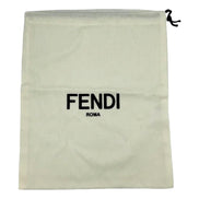 Fendi Strap You Silver Tone Metal Chain Mini Shoulder Strap Detachable