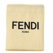 Fendi Mini Roll FF Shopping Tote Blue Gray Chenille Small Handbag