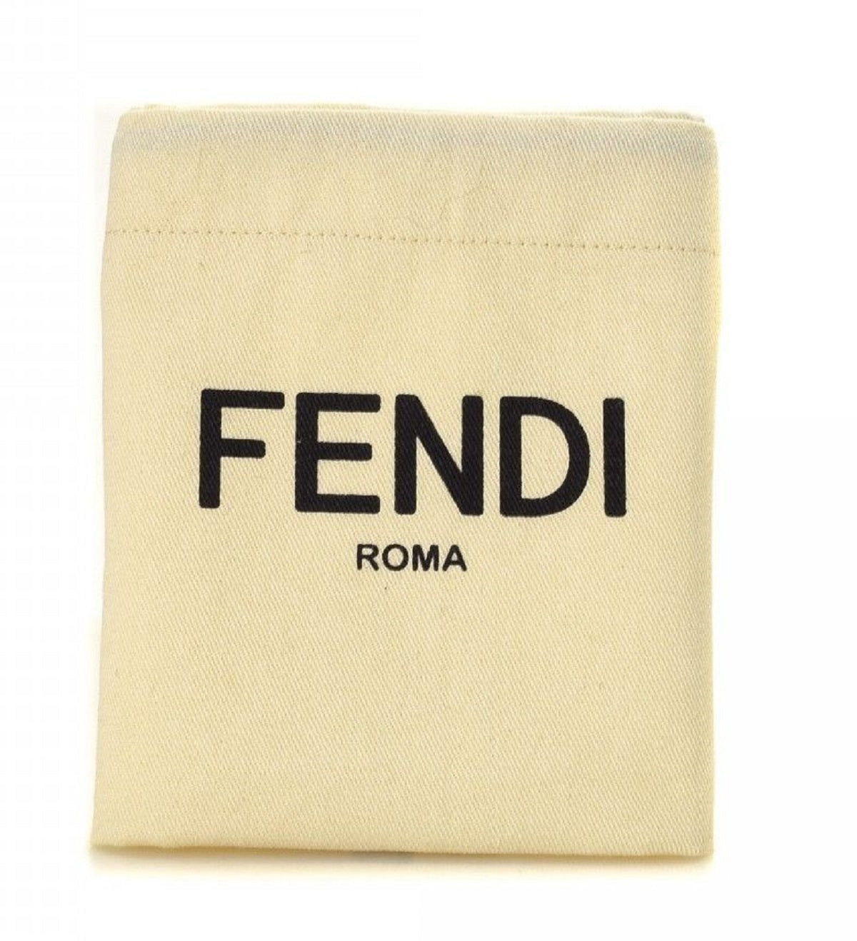 Fendi Mini Roll FF Shopping Tote Blue Gray Chenille Small Handbag