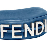 Fendi Fendigraphy Nano Hobo Calfskin Leather Mini Bag Blue
