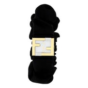 Fendi Fendimania Baguette Black Nylon Timepiece Watch available at Queen Bee of Beverly Hills