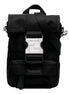 Fendi Fendiness Black Nylon Buckle Mini Backpack Crossbody Bag available at Queen Bee of Beverly Hills
