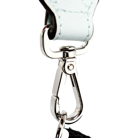 Fendi Fendiness Cyber Blue Nylon Buckle Mini Backpack Crossbody Bag available at Queen Bee of Beverly Hills