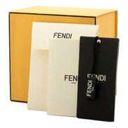Fendi FF Anello Gold and Crystal Embellished Ring Small available at Queen Bee of Beverly Hills