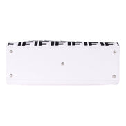 Fendi FF Canvas Leather Black and White Turn Lock X-Tote available at Queen Bee of Beverly Hills