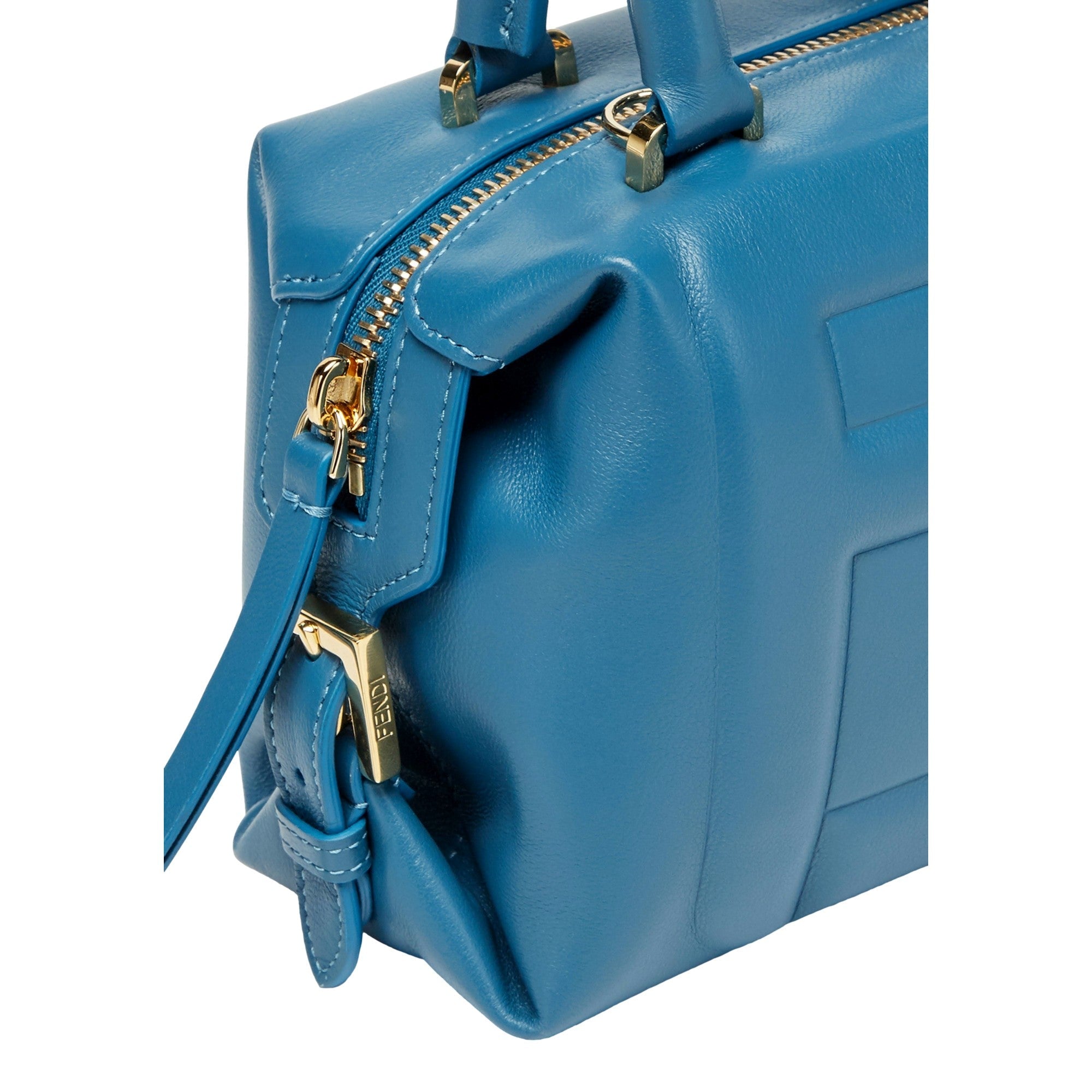 FENDI FF Cube Womens Handbag Mare Dark Blue Crossbody Bag Fendi Logo available at Queen Bee of Beverly Hills