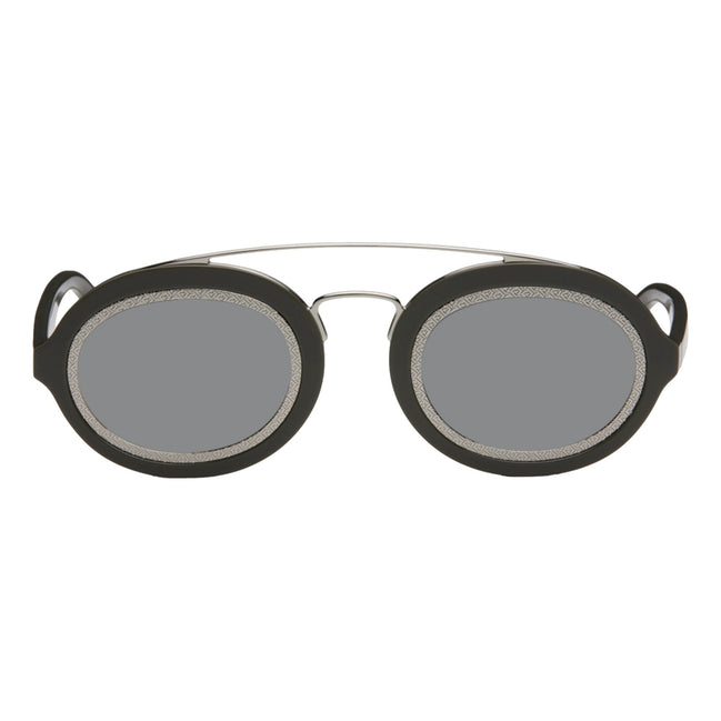 Fendi FF Men's Sunglasses Grey and Palladio Silver available at Queen Bee of Beverly Hills