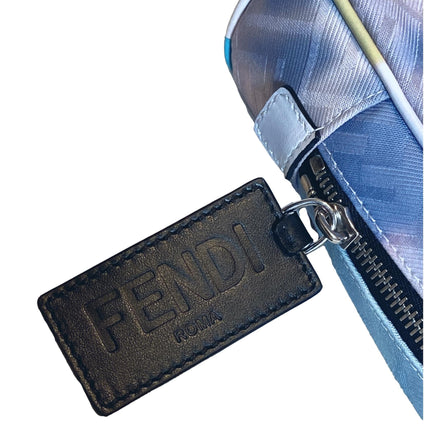 Fendi FF Motif Multicolor Printed Canvas Medium Travel Beauty Case available at Queen Bee of Beverly Hills