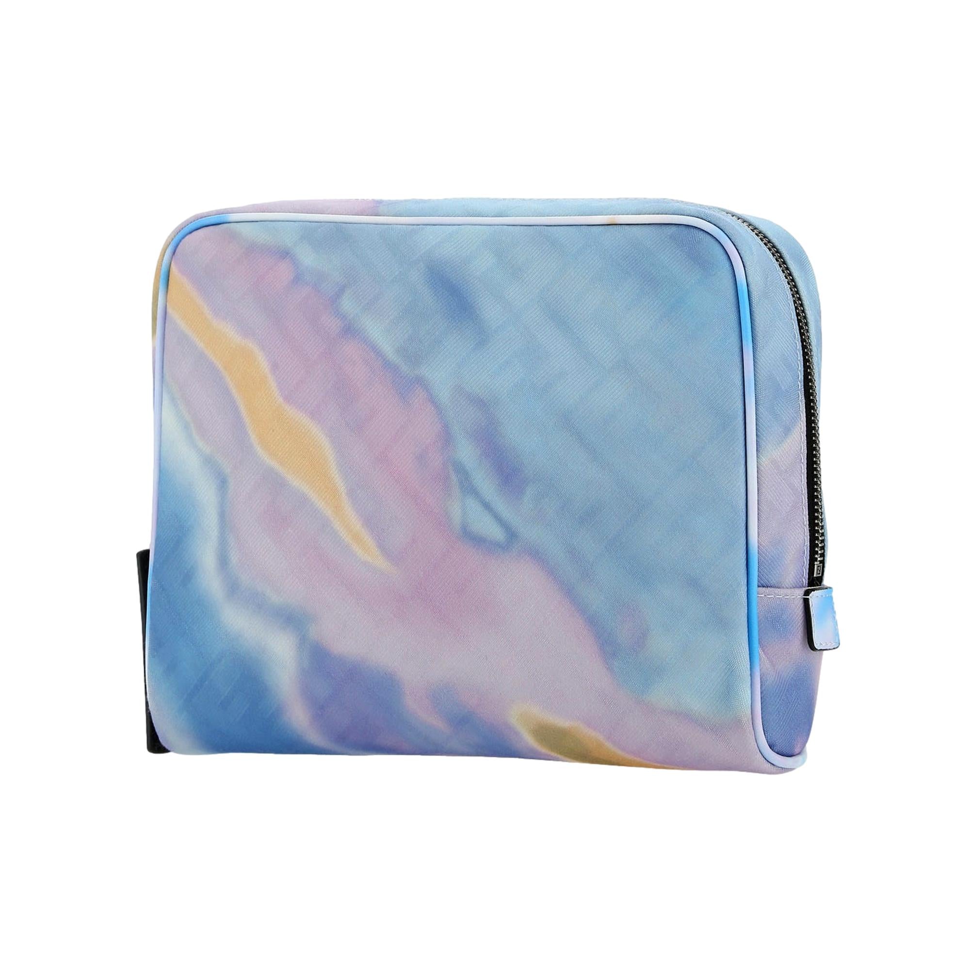 Fendi FF Motif Multicolor Printed Canvas Medium Travel Beauty Case available at Queen Bee of Beverly Hills