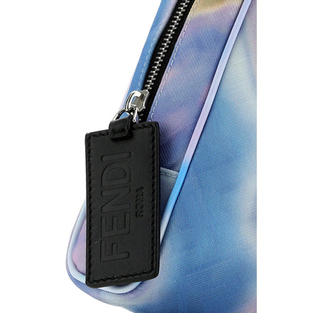 Fendi FF Motif Multicolor Printed Canvas Medium Travel Beauty Case available at Queen Bee of Beverly Hills