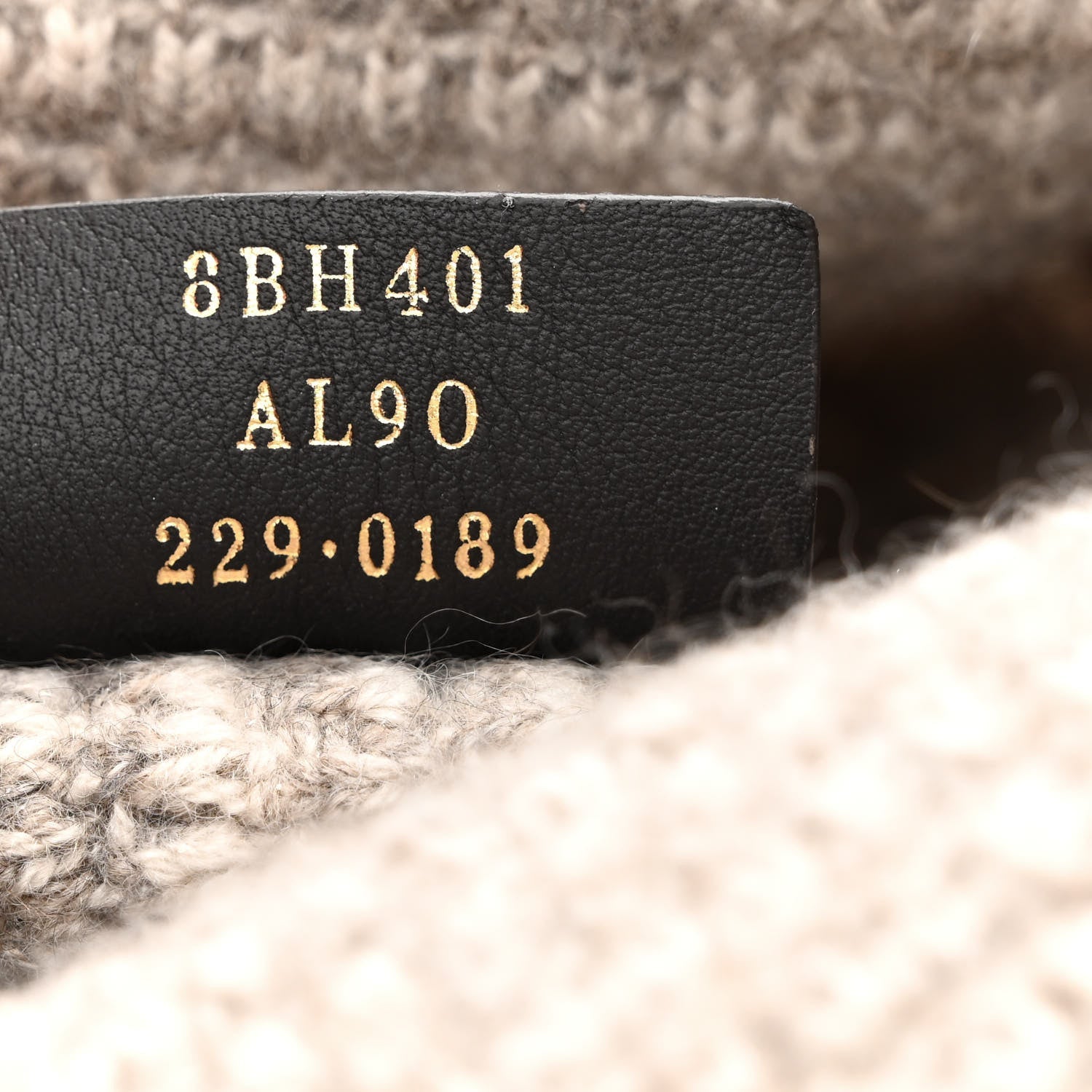 Fendi FF Tortora Gray Knitted Cashmere Wool Large Shopper Tote Bag available at Queen Bee of Beverly Hills